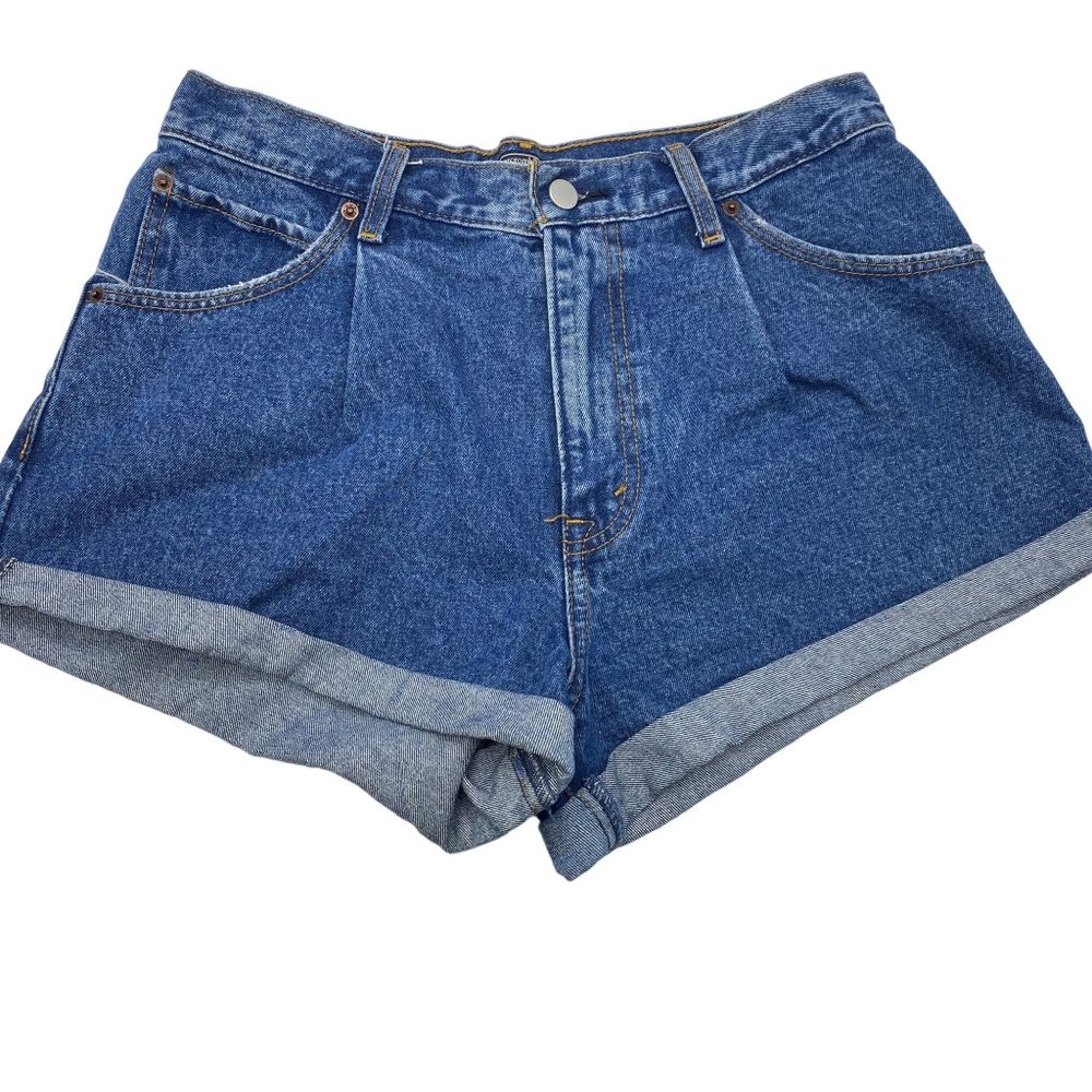 Abercrombie & Fitch Dark Blue Denim Jean Shorts